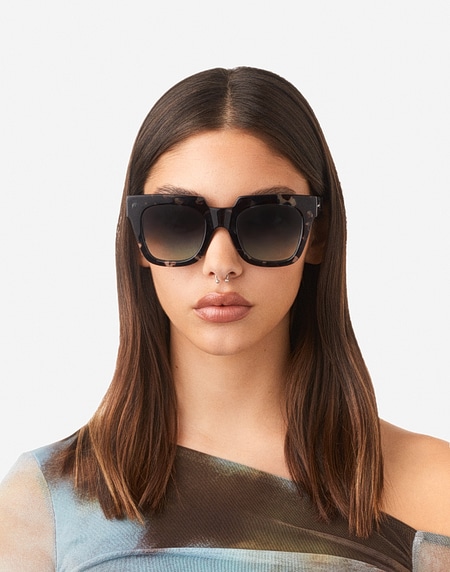 Sunglasses Hawkers ROW X - GREEN HAVANA FOREST