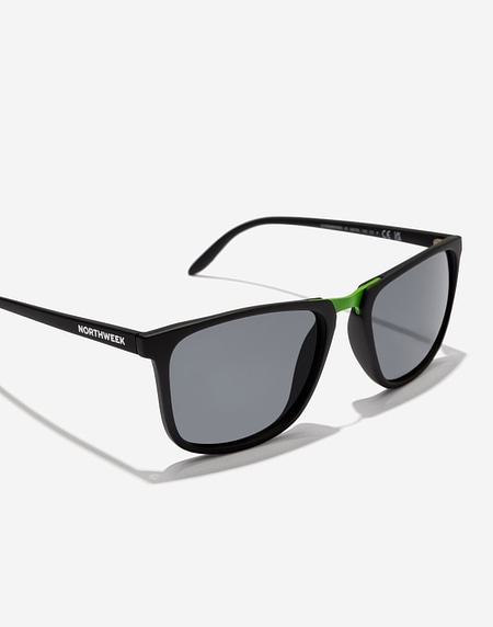 Sunglasses Northweek SHELTER MATTE BLACK - BLACK POLARIZED