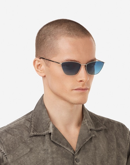 Oculos de sol Hawkers FRESH - SILVER BLUE TO GREEN