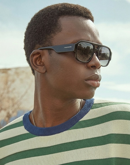 Sunglasses HAWKERS VIETRI - BLACK SMOKY ECO