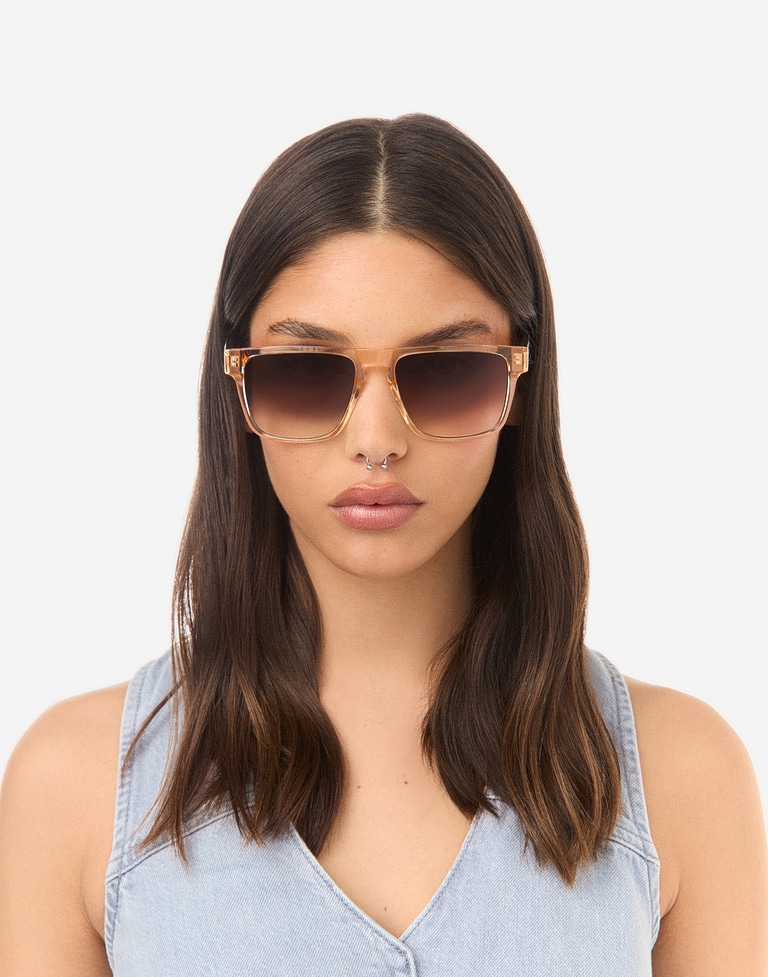 Sunglasses Hawkers LAYOFF - CHAMPAGNE SMOKY EXCLUSIVE