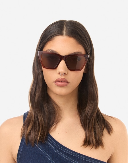 Sunglasses Hawkers FLUSH - POLARIZED RUSSIAN RED BROWN