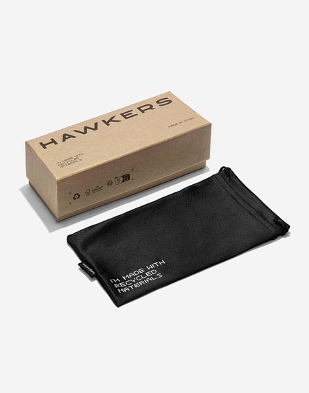 Nos Lunettes de Soleil Hawkers ONE RAW - TRANSPARENT GREEN FOREST