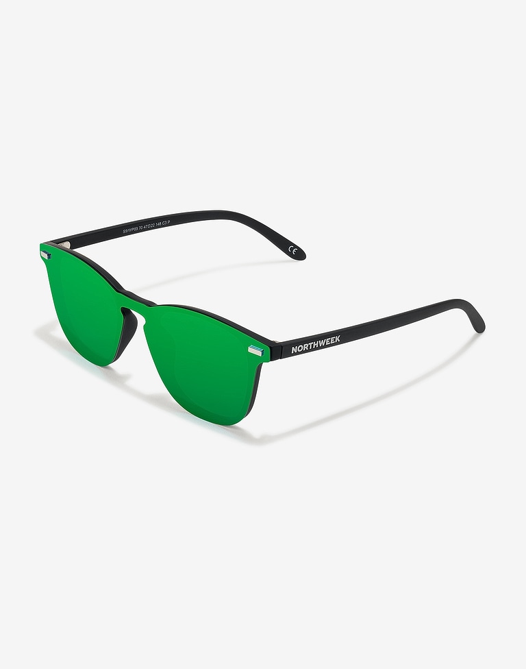 Lentes de sol Northweek WALL PHANTOM MATTE BLACK - GREEN POLARIZED