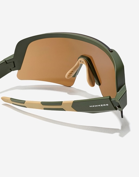 sports sunglasses Hawkers NEXUS - MILITARY GREEN GOLD