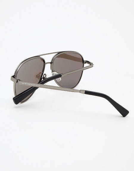 Sunglasses Hawkers GUNMETAL - BLUE CHROME LACMA KIDS