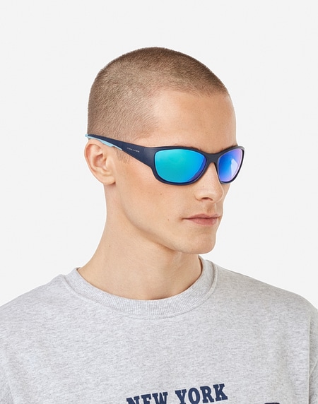 Sunglasses Hawkers RAVE - NAVY CLEAR BLUE