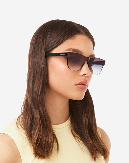 DAMAGE ASIA OPTICALS Semi-Rim Square Gradient Sunglasses