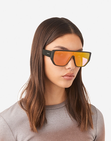 Sunglasses Hawkers METRO - DARK KHAKI FUCSIA ECO