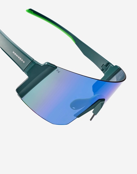 sports sunglasses Hawkers LYNX BIG - TEAL BLUE