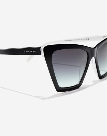 Sunglasses Hawkers FLUSH - BLACK AND WHITE IRON