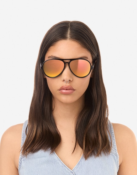 Sunglasses Hawkers SOUTH BEACH - POLARIZED BLACK PURPLE