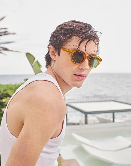 Sunglasses HAWKERS BORN - POLARIZED YELLOW ALLIGATOR