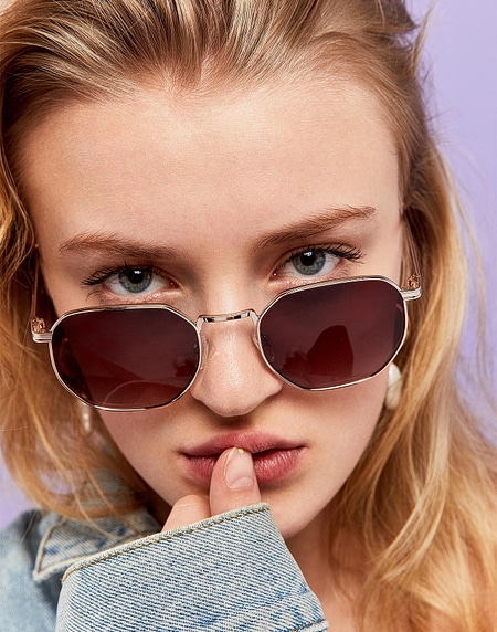 Sunglasses Hawkers SIXGON - SILVER SMOKE BROWN