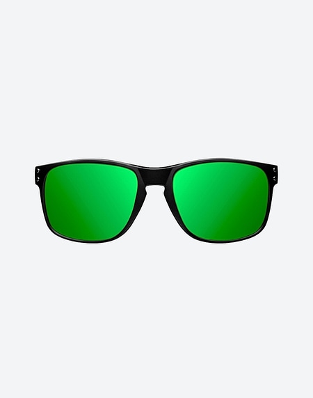 Gafas de sol Northweek BOLD MATTE BLACK - GREEN POLARIZED