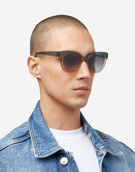 Nos Lunettes de Soleil Hawkers GREEN CHAMPAGNE AUDREY