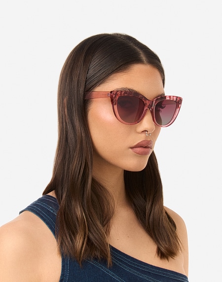 Sunglasses Hawkers B. PORTER - POLARIZED CAREY BURGUNDY
