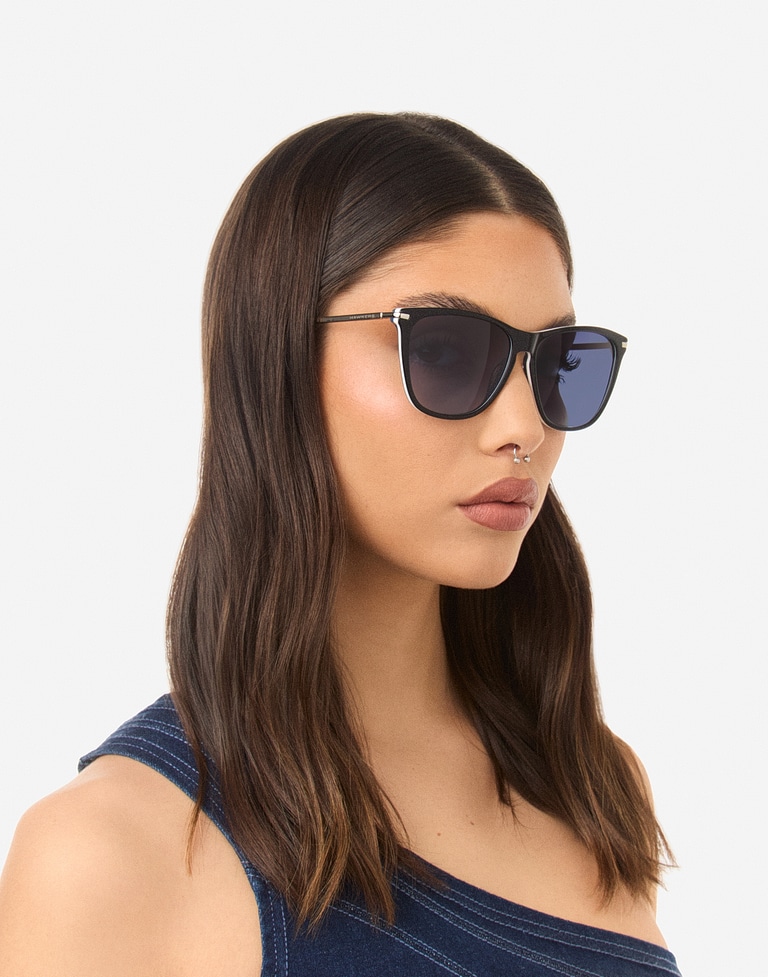 Sunglasses Hawkers ONE CROSSWALK - BLACK BLUE DENIM