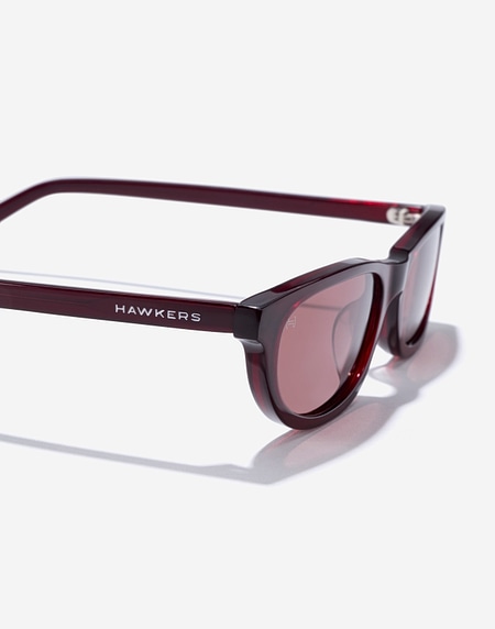 Nos Lunettes de Soleil HAWKERS HALO - BURGUNDY BROWN