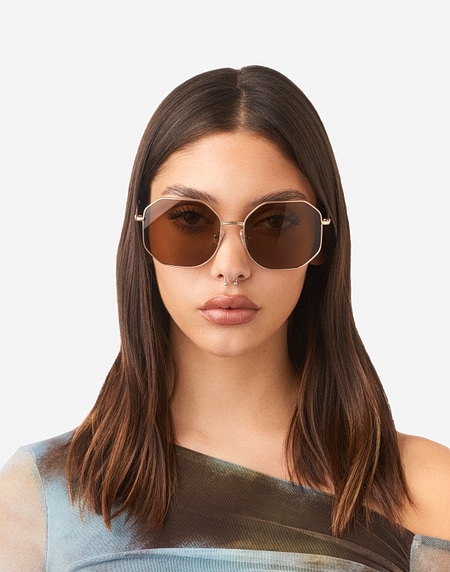 Sunglasses Hawkers LUMINA - ROSE GOLD EARTH