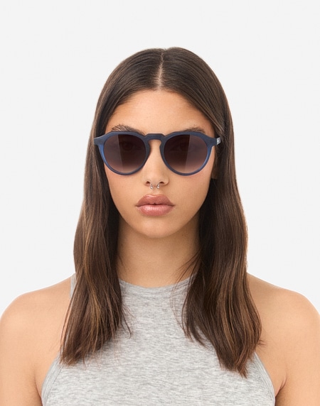 Sonnenbrille Hawkers WARWICK RAW - NAVY TRANSPARENT IRON