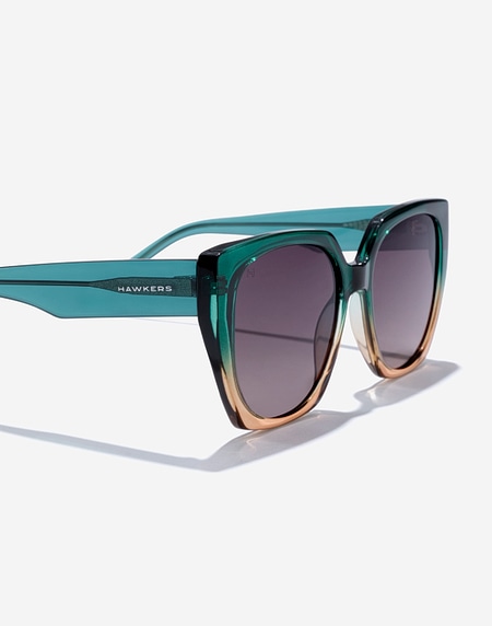 Oculos de sol HAWKERS BOUJEE - GREEN TO CHAMPAGNE ECO