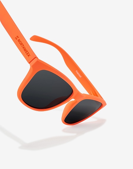 Sunglasses Northweek REGULAR MATTE ORANGE - BLACK POLARIZED