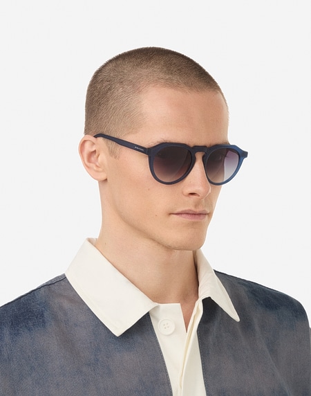 Sonnenbrille Hawkers WARWICK RAW - NAVY TRANSPARENT IRON
