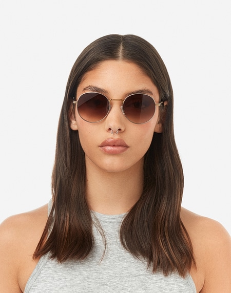 Sunglasses Hawkers GOLD HAVANA MOMA