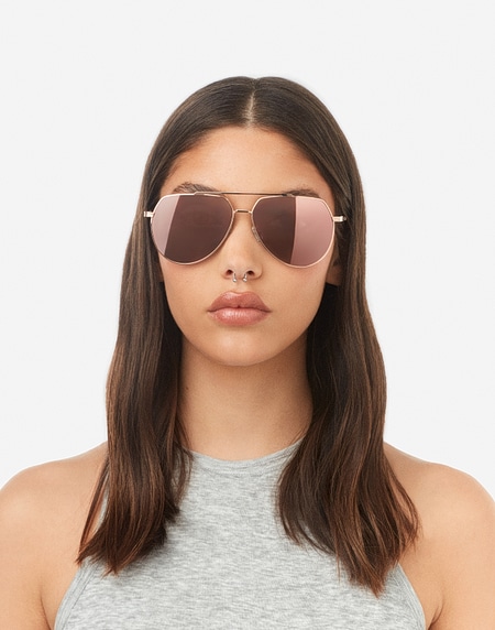 Sunglasses Hawkers SHADOW - POLARIZED ROSE GOLD