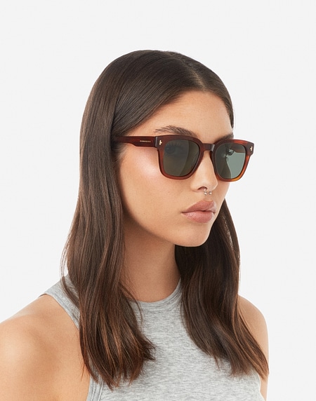 Sunglasses Hawkers STACK - PAPRIKA TURQUOISE ECO