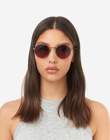 Sunglasses Hawkers SILVER RED MOMA