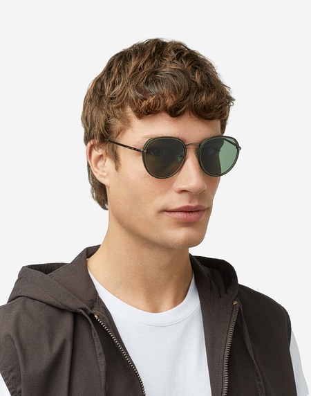 Sunglasses Hawkers CERES - POLARIZED GREEN METAL ALLIGATOR