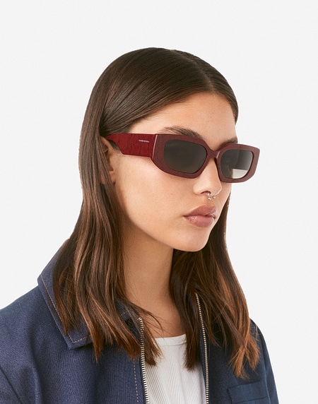 Oculos de sol Hawkers TRENDSET - RED MARBLE BLACK