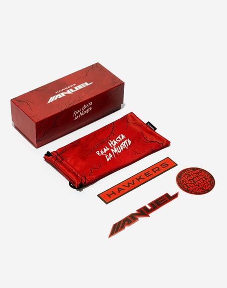 Lentes de sol Hawkers HAWKERS X ANUEL - INWOOD RED BLACK
