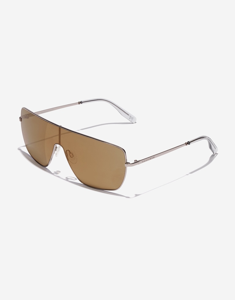 Nos Lunettes de Soleil Hawkers ECLIPSA - GUN METAL BEIGE