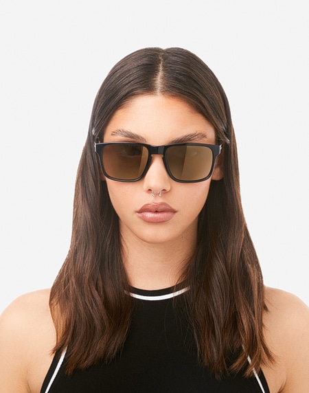 Sunglasses Hawkers PEAK - BLACK BEIGE