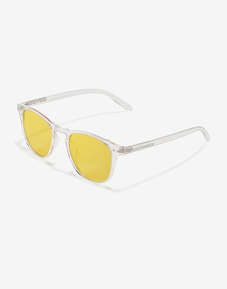 Sunglasses Northweek WALL BRIGHT WHITE - TRANSPARENT YELLOW POLARIZED