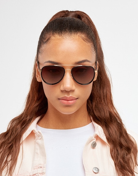 Lentes de sol Hawkers EAGLE - POLARIZED BLACK BROWN