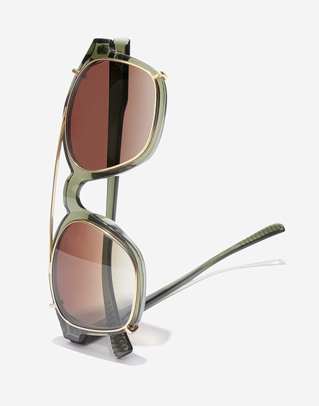 Nos Lunettes de Soleil Hawkers DOT - CLIP ON OLIVE BB