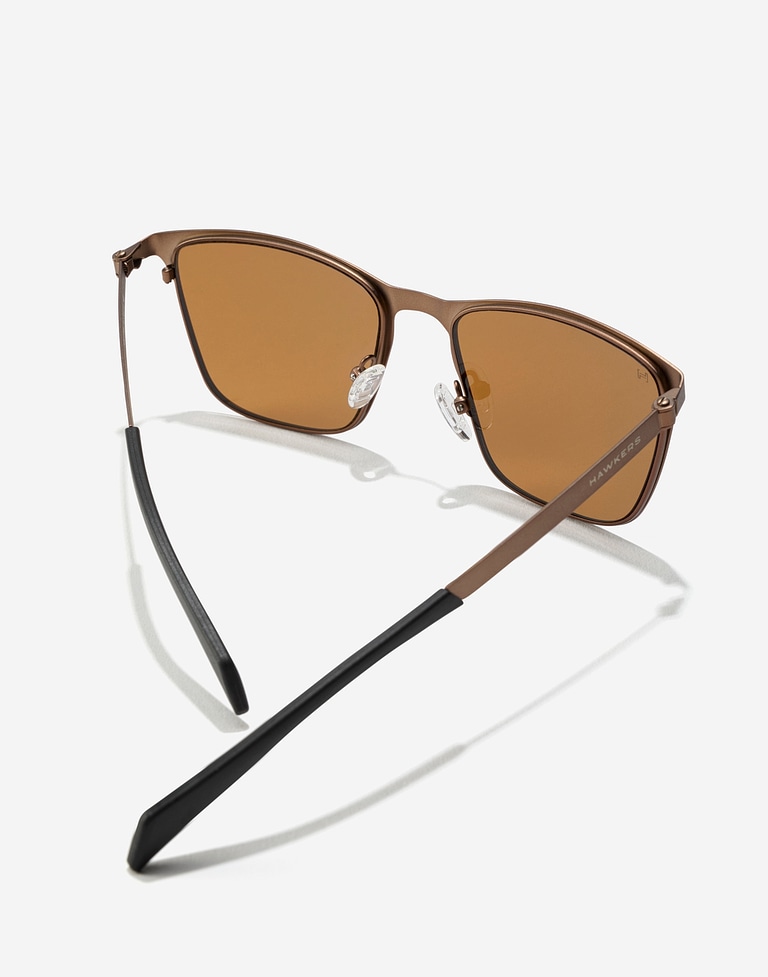 Nos Lunettes de Soleil Hawkers ONE FLEX - METALLIC BROWN COFFEE