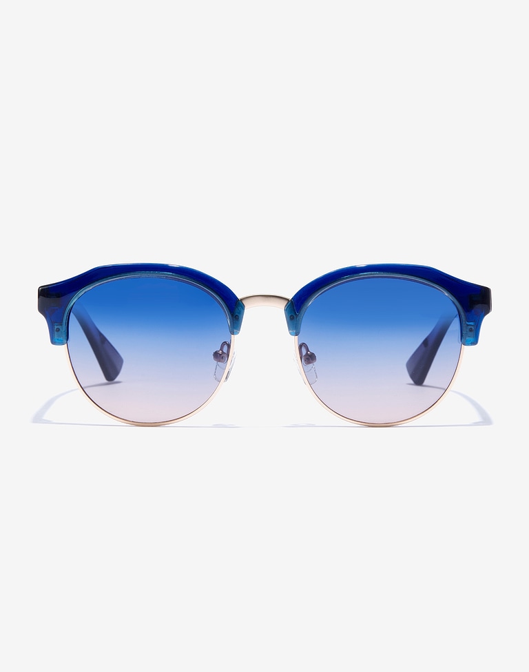 Sunglasses Hawkers CLASSIC ROUNDED - NAVY BLUE TO PEACH