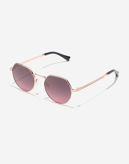 Sunglasses Hawkers AURA - ROSE GOLD BLACK TO PINK