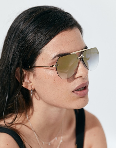 Sunglasses Hawkers COOPER - GOLD BLUE GRADIENT