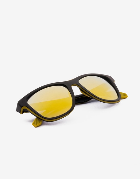 Sunglasses Hawkers BLACK YELLOW RUBBER - ACID ONE S