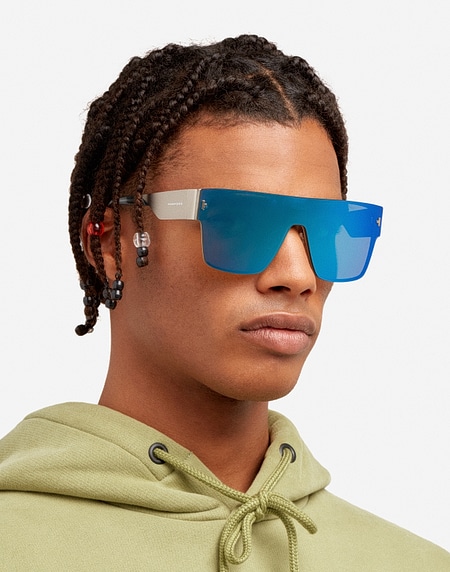 Sunglasses Hawkers LONG ISLAND - SILVER CLEAR BLUE