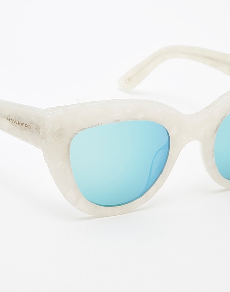 Gafas de sol Hawkers WHITE PEARL - CLEAR BLUE HYDE X