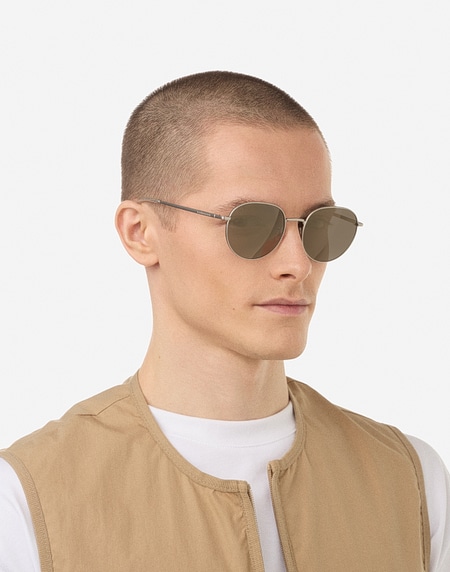 Nos Lunettes de Soleil Hawkers VENT - POLARIZED SILVER BEIGE