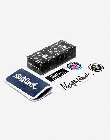 Sonnenbrille Northweek SHINE BLACK - ICE BLUE