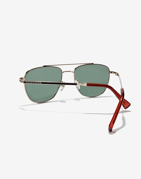 Sunglasses Hawkers GOLD GREEN BOTTLE PILOTA